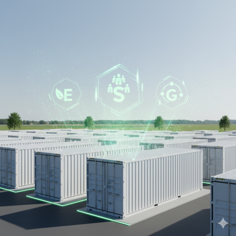 BESS as Part of Your ESG Strategy: How Energy Storage Impacts Sustainability Reporting